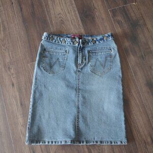 Nevada Mini Jean Skirt